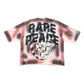 Rare Peace "Chaos Washed" Rhinestone Light Khaki Tee