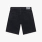 Black denim shorts with stylish fit and distressed detailing from Valabasas Mr Shorts collection