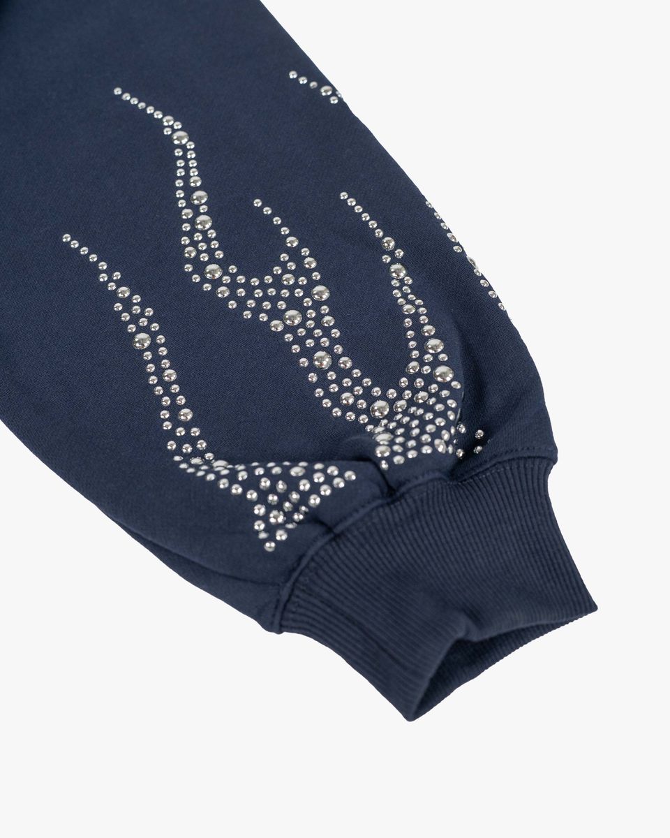 EPTM Metal Flame Zip Up Hoodie - Navy (EP12465)