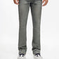 Valabasas "Ion - 33" Inseam" Dark Dirty Blue Waxed Stacked Denim Jeans