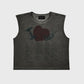 Homme + Femme "The List" Cutoff Tee - Grey