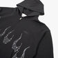 EPTM Metal Flame Zip Up Hoodie - Black (EP12463)