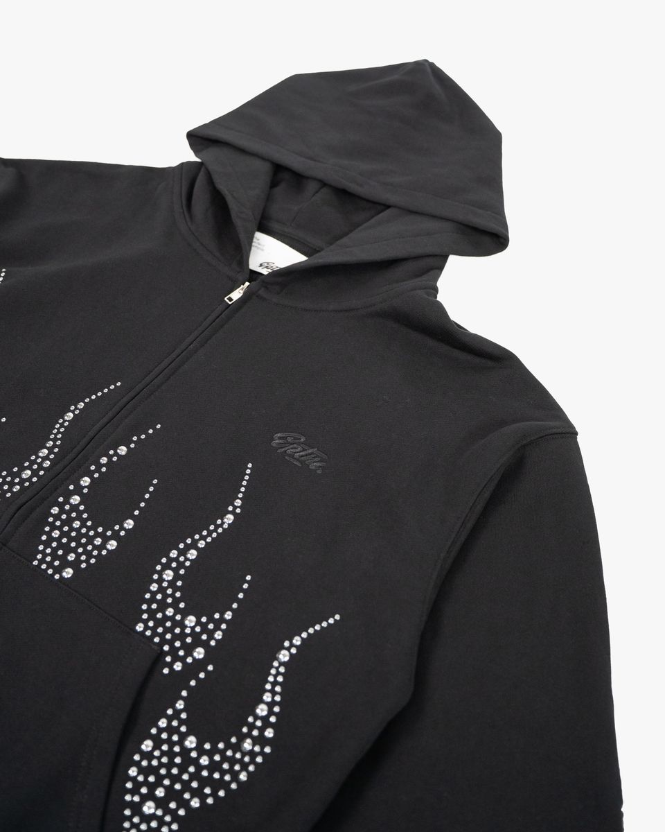 EPTM Metal Flame Zip Up Hoodie - Black (EP12463)