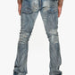 Valabasas "Hibit" Vintage Blue Stacked Denim Jeans