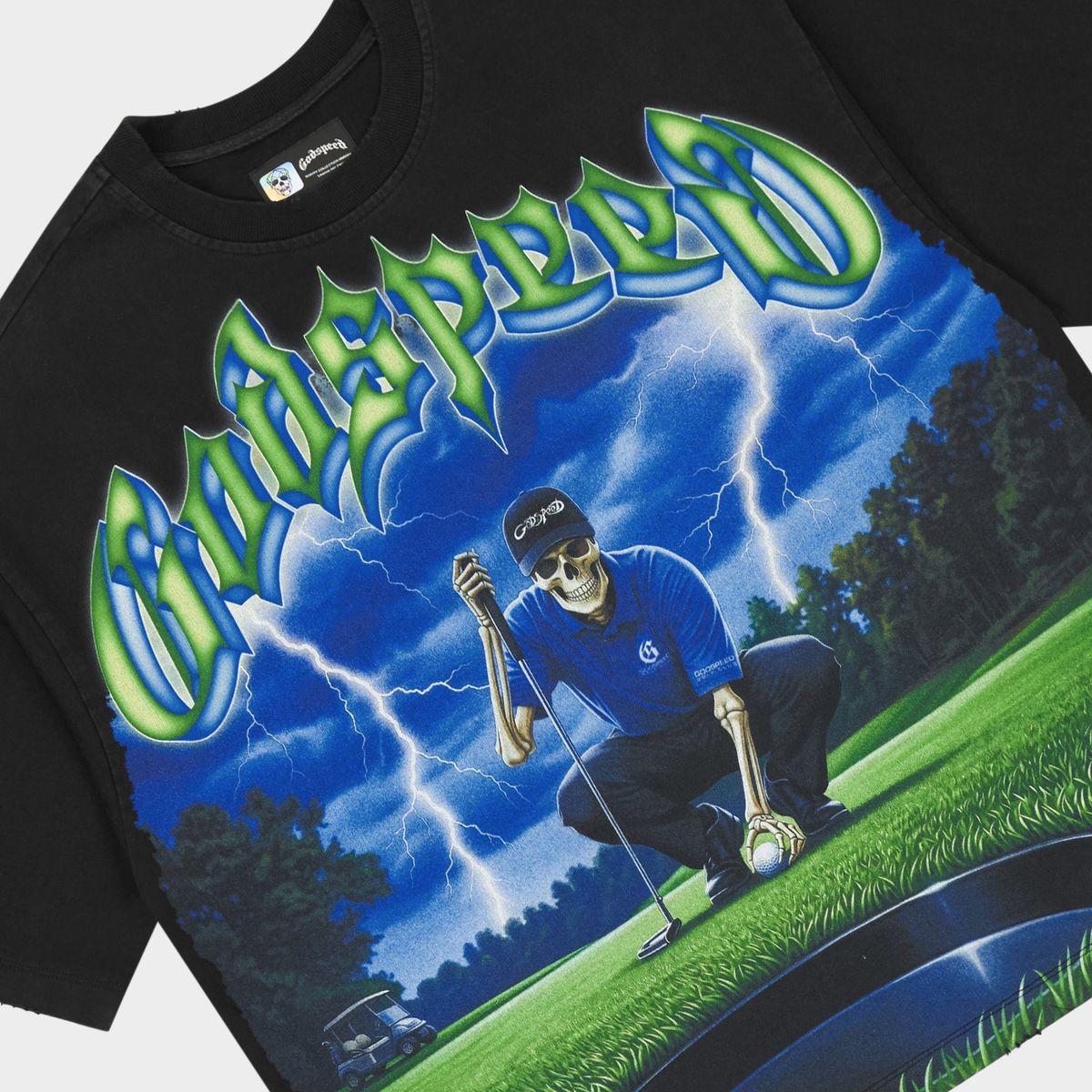 Godspeed No Mulligans T-Shirt - Black Wash