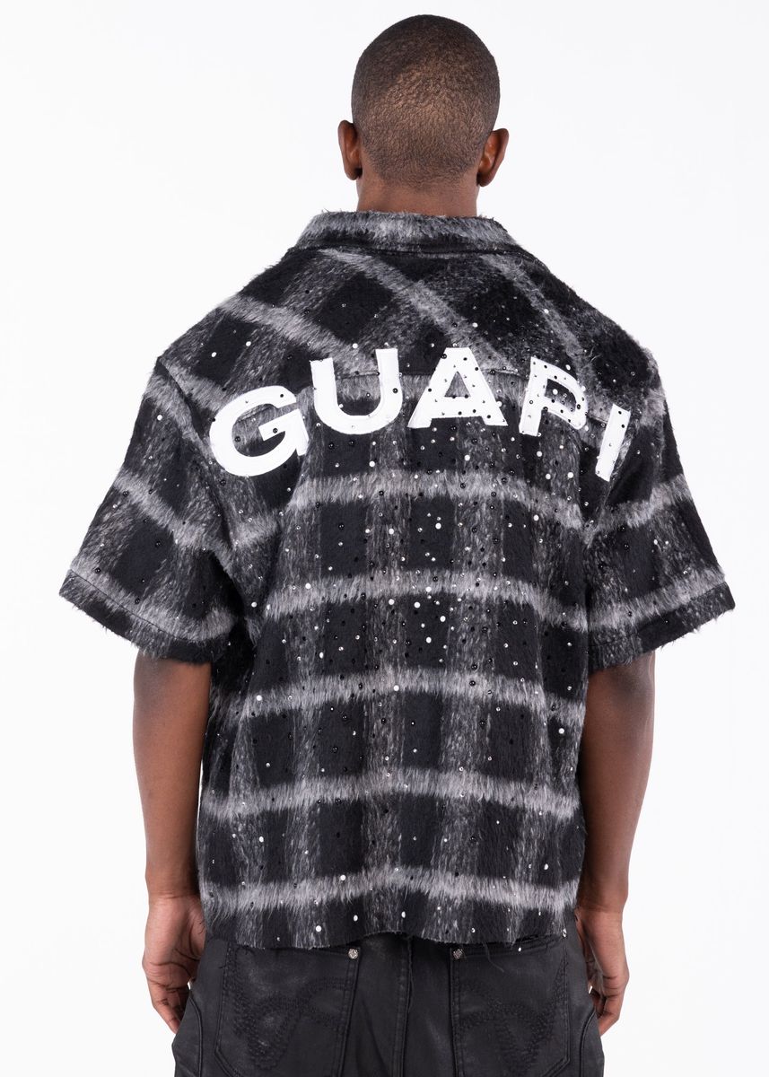 Guapi Obsidian Black Button Shirt