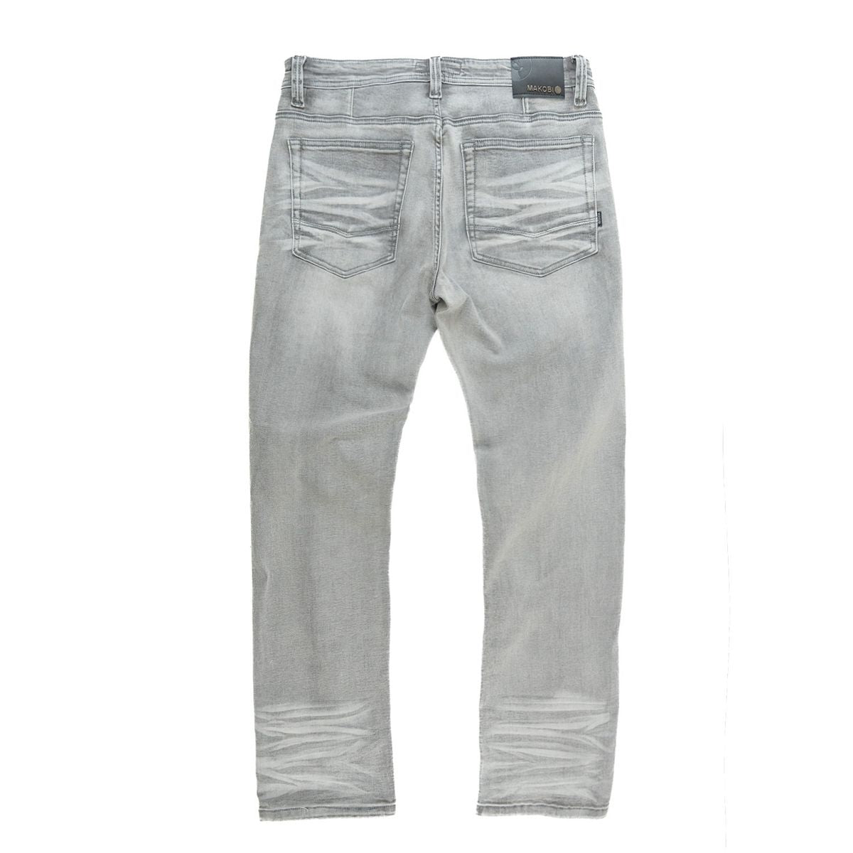 High-quality Makobi Romano Grey Jeans for men, style M1934