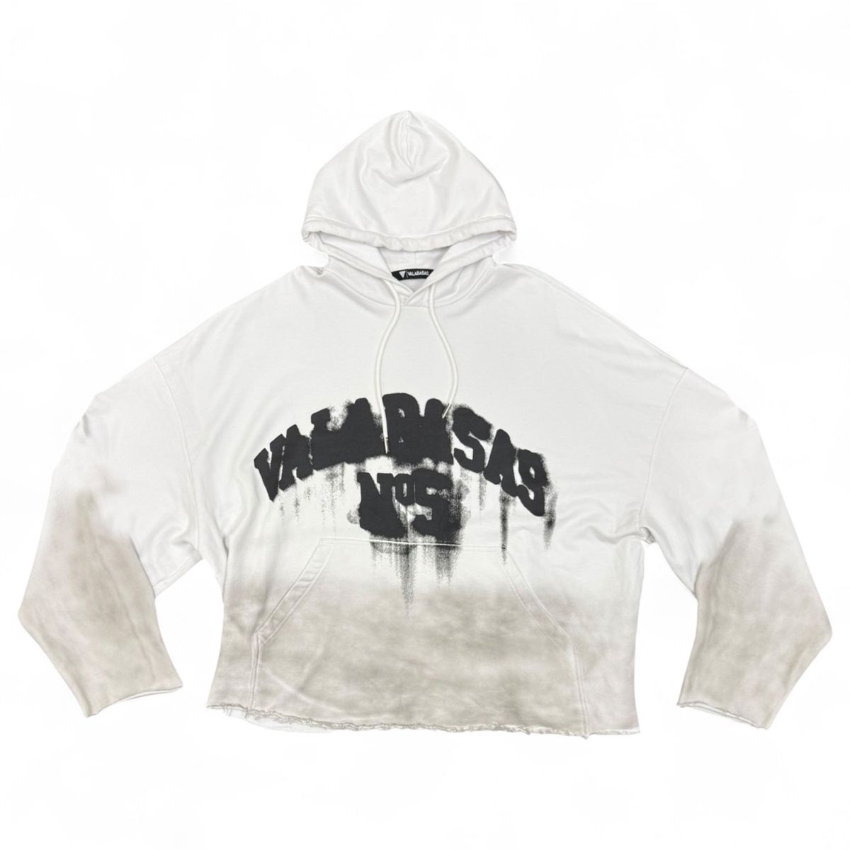 Valabasas "Fifth" Vintage White Pullover Hoodie