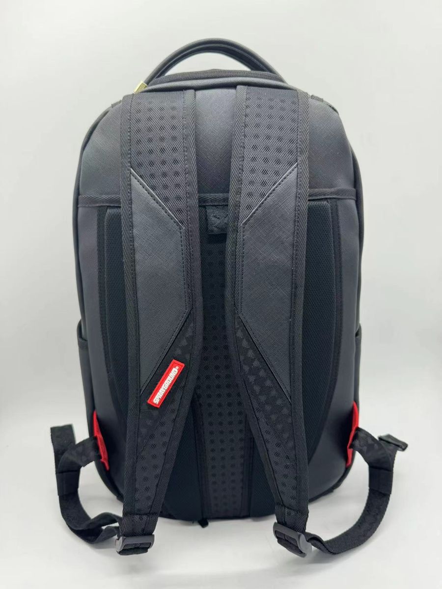 Sprayground Black Removable Eyes Backpack (B7556)