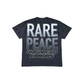 Rare Peace "Cross" Rhinestone Dark Grey Tee