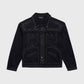 Homme + Femme "Ornament" Denim Jacket - Black