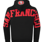 Black San Francisco 49ers Wingspan Hoodie from Pro Standard with logo