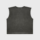 Homme + Femme "The List" Cutoff Tee - Grey