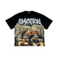 Mixed Emotion "Angel Whispers" Rhinestone Black Tee