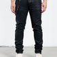 Midnight Black Wax Skinny Jeans (MB-005)