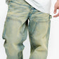 Vintage wash Valabasas Mr Straight denim jeans with classic straight fit design
