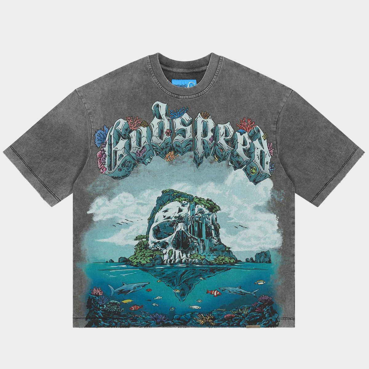 Godspeed GS Island II T-Shirt - Grey Wash