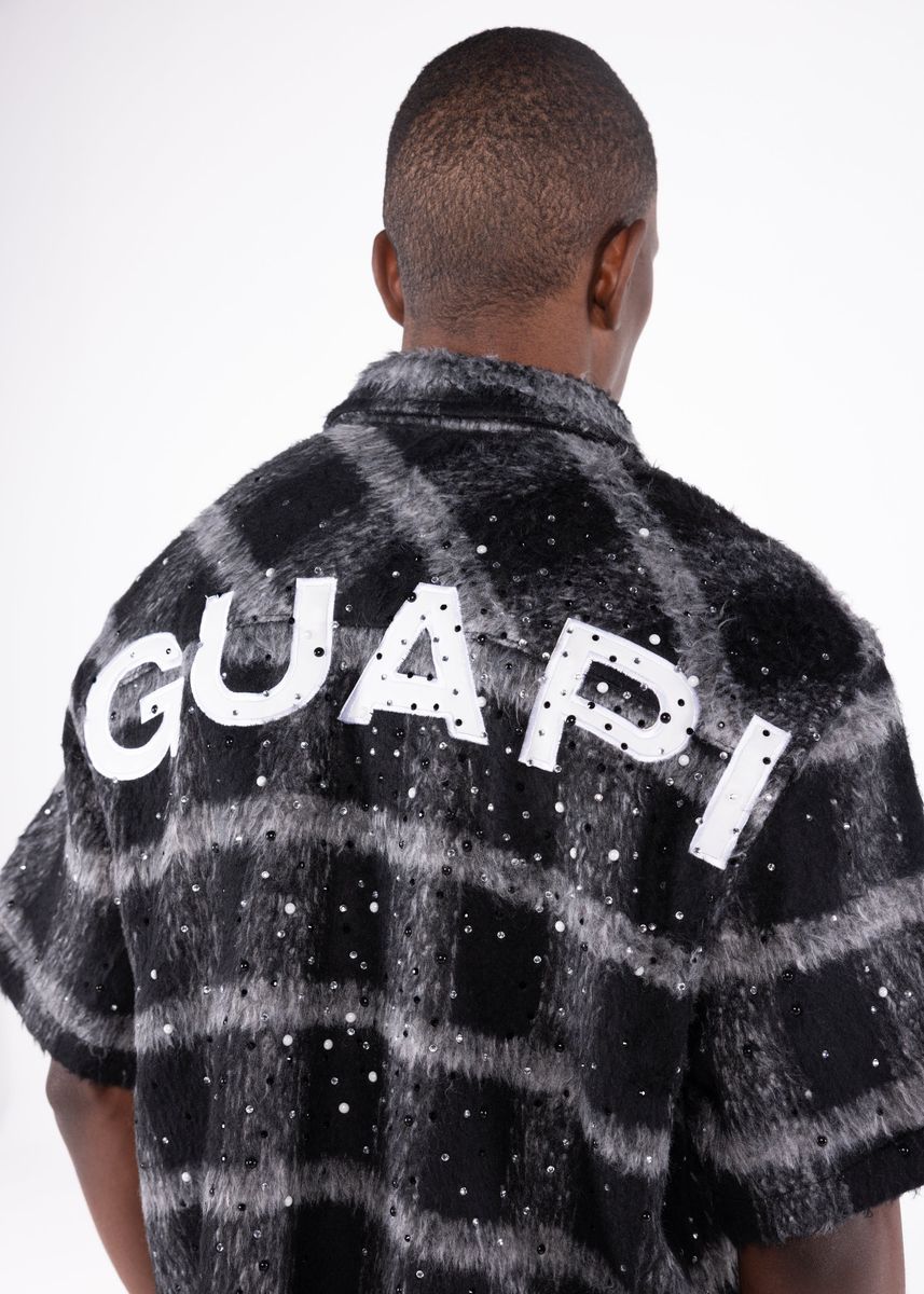 Guapi Obsidian Black Button Shirt