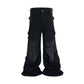 Undeveloped Noir Convert Cargo Black Denim Jeans