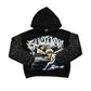 Mixed Emotion "Fallen Angels" Black Rhinestone Hoodie