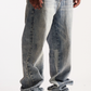 Embellish Spencer Light Bleach Denim Jeans, distressed and faded design