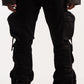 Embellish Icey Black Hawk Cargo Denim Jeans (EMB-S26-26)