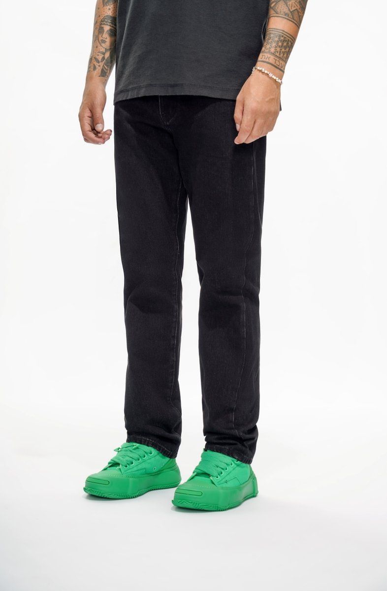 Valabasas Different Straight Fit Black Jeans