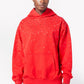 Beautiful Guapi Blood Red Embellished Hoodie with intricate detailing and comfortable fit