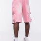 Guapi French Rose Cross Buckle Shorts