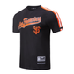 Black Pro Standard Giants men's mesh top showcasing taping accents for athletic style