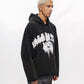 Valabasas "Fifth" Vintage Black Pullover Hoodie