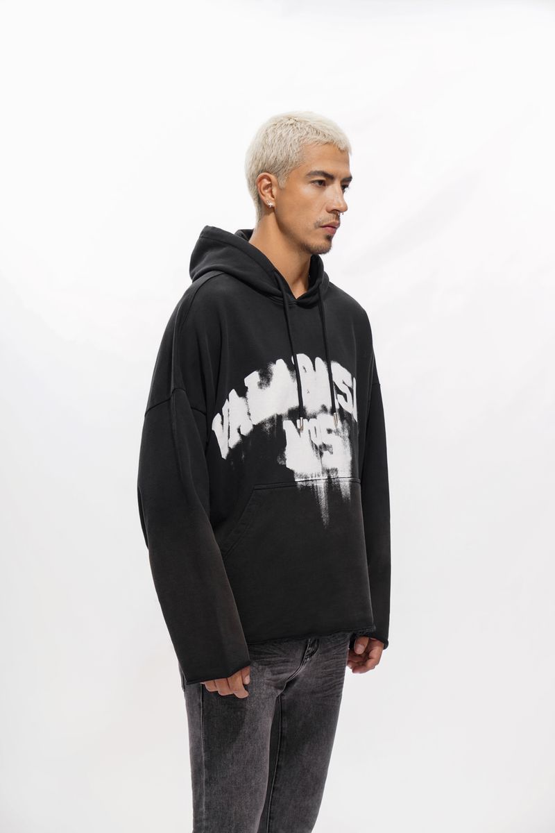 Valabasas "Fifth" Vintage Black Pullover Hoodie