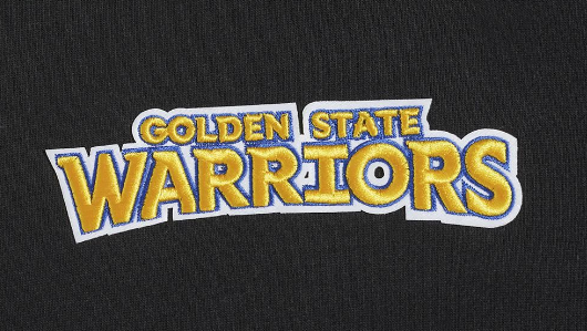 Black Pro Standard Golden State Warriors Wingspan Hoodie with team logo