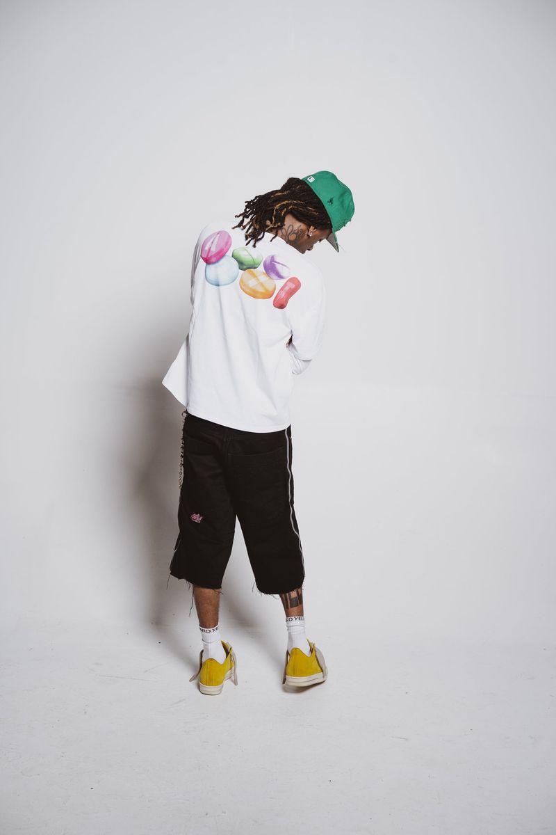 Addicts ATL "Cool Without Drugs" White Double Layer Tee