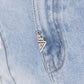 Guapi Aqua Blue Cross Buckle Shorts
