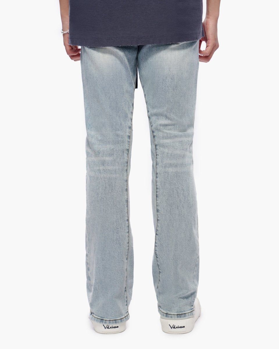 Valabasas "Mr. Stacked Denim Blue" Denim Jeans