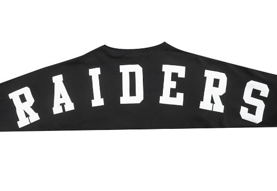 Black Las Vegas Raiders Wingspan Hoodie with Pro Standard logo