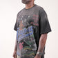 Paper Money "For The Dogs" Rhinestones Black Tee