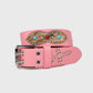 Homme + Femme "Passport" Belt - Pink
