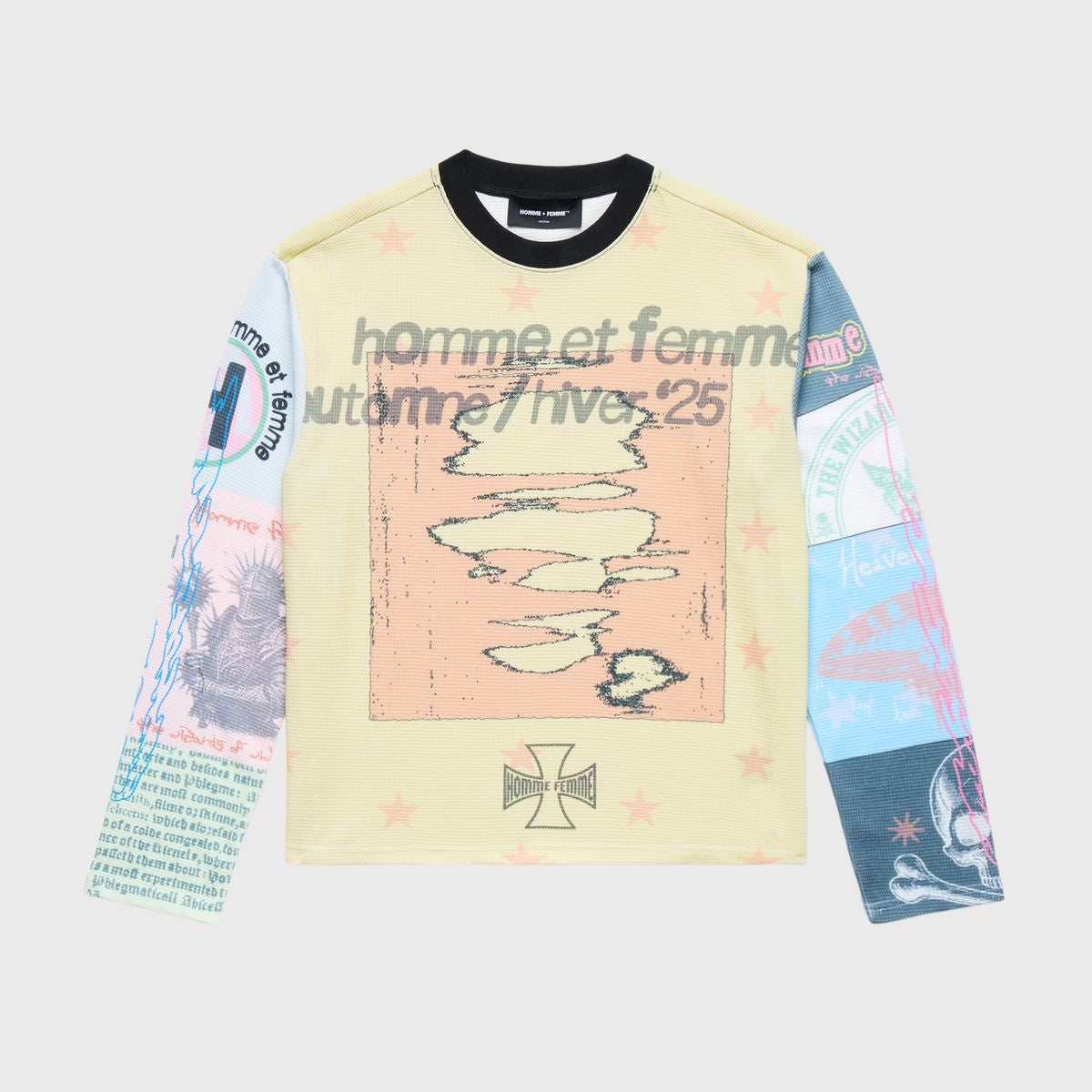 Homme + Femme "Peyote" Thermal Long Sleeve - Yellow