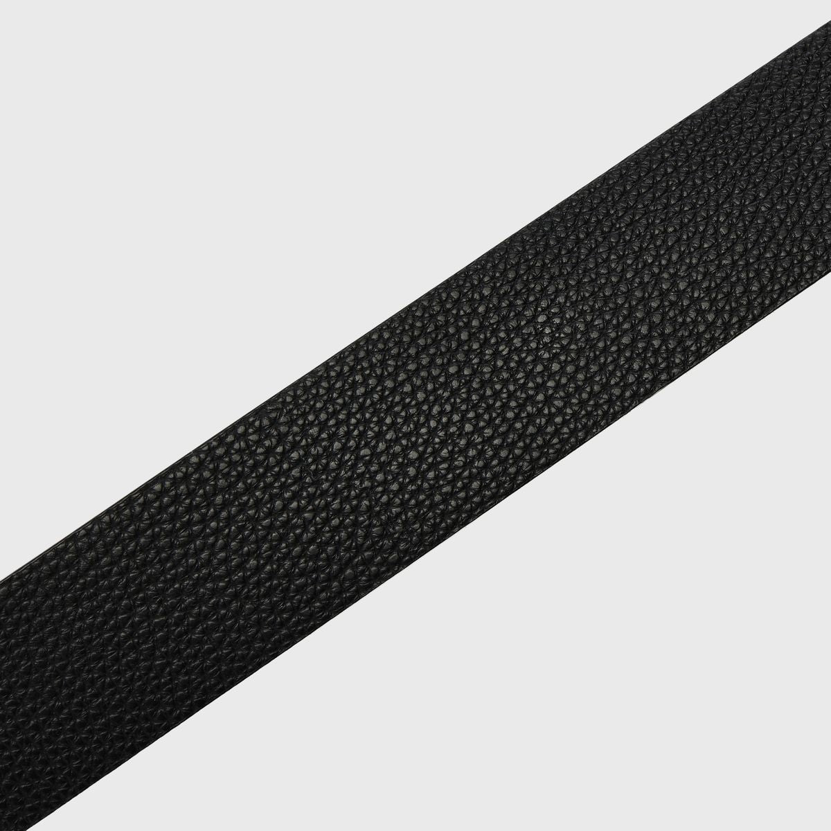 Homme + Femme "Iron Crest Classic" Belt - Black/Black