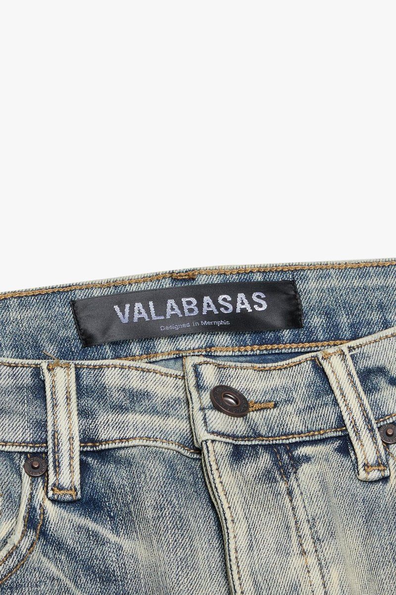 Valabasas "Mr.Flex" Blue Washed Skinny Jeans