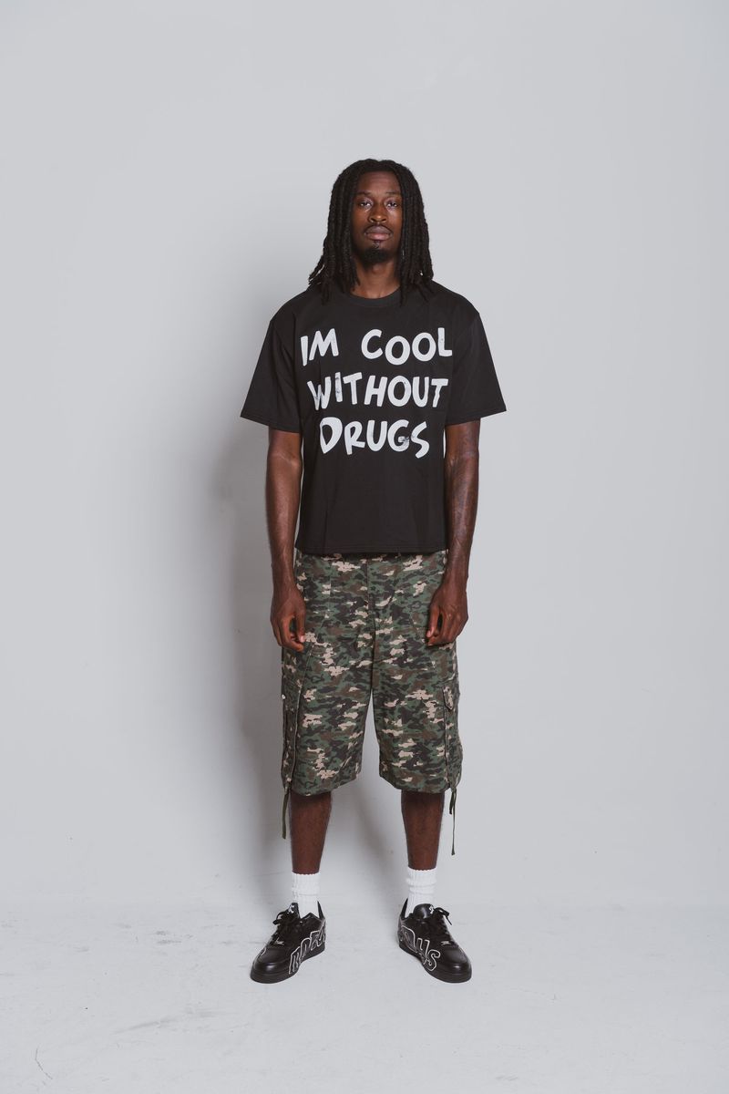 Addicts ATL "Cool Without Drugs" Black Tee