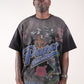 Paper Money "For The Dogs" Rhinestones Black Tee