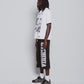 Addicts ATL "Varisty" Black & White 3/4 Shorts