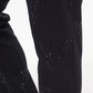 Valabasas "Show" Jet Black Stacked Flare Denim Jeans