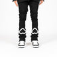 Luminous Love Jet Black Flare Stack Denim with stylish design and comfortable fit