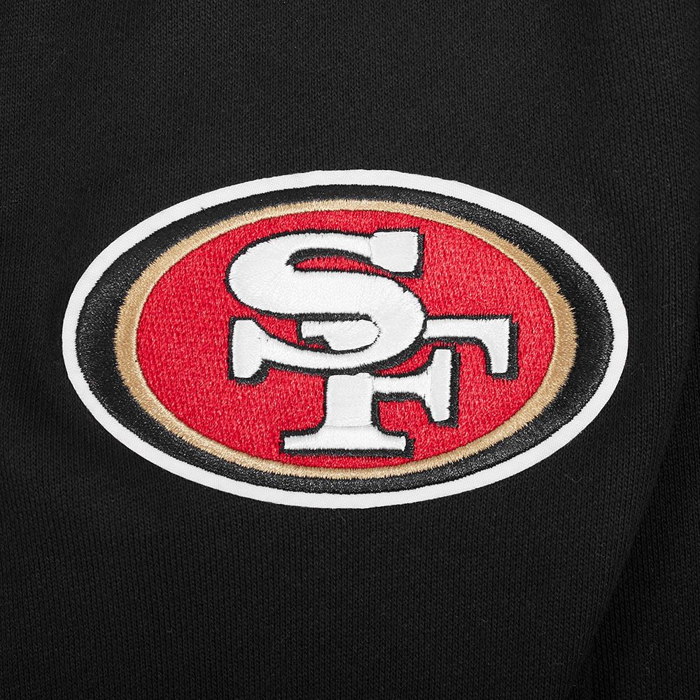 Black and red Pro Standard 49ers City Ransom Hoodie featuring team logo and stylish design details