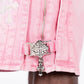 Guapi French Rose Cross Buckle Shorts
