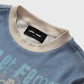 Homme + Femme "777 Maison" Thermal Long Sleeve - Blue/White